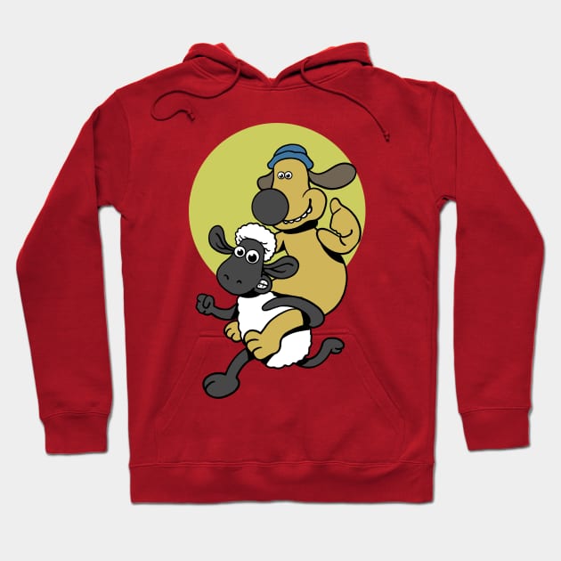 Shaun The Sheep Hoodie by Malik's